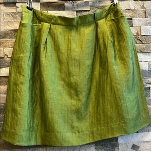 Sunset Rd Women's A-Line Skirt in Olive Green